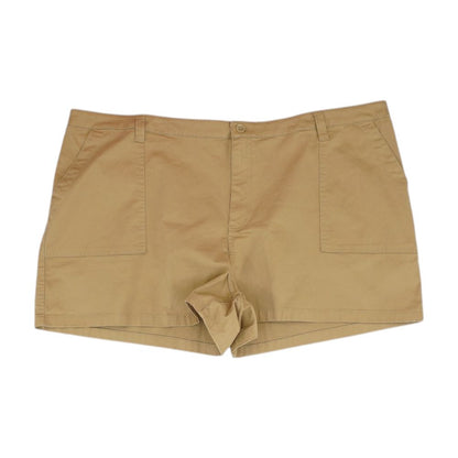 Khaki Solid Chino Shorts