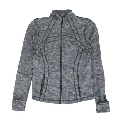 Gray Solid Active Jacket