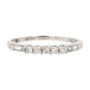 10K White Gold Diamond Band