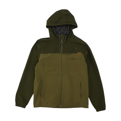 Green Color Block Active Jacket