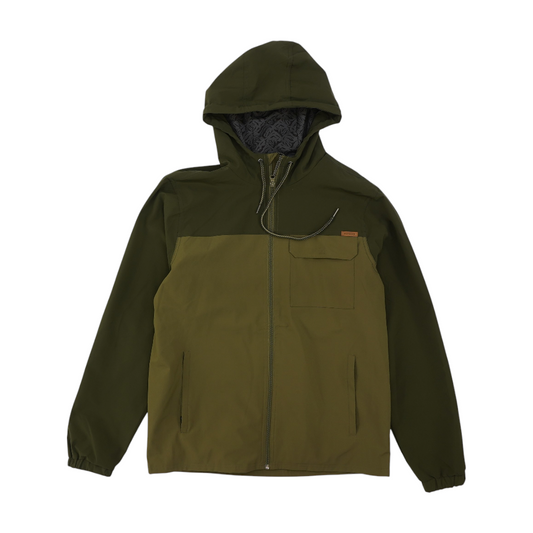 Green Color Block Active Jacket