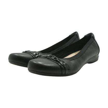 Black Slip-On Flats