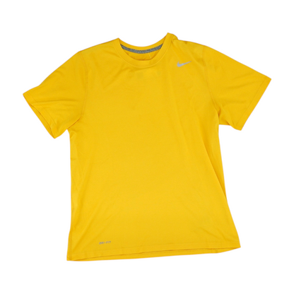 Yellow Solid Active T-Shirt