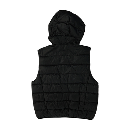 Black Solid Active Vest