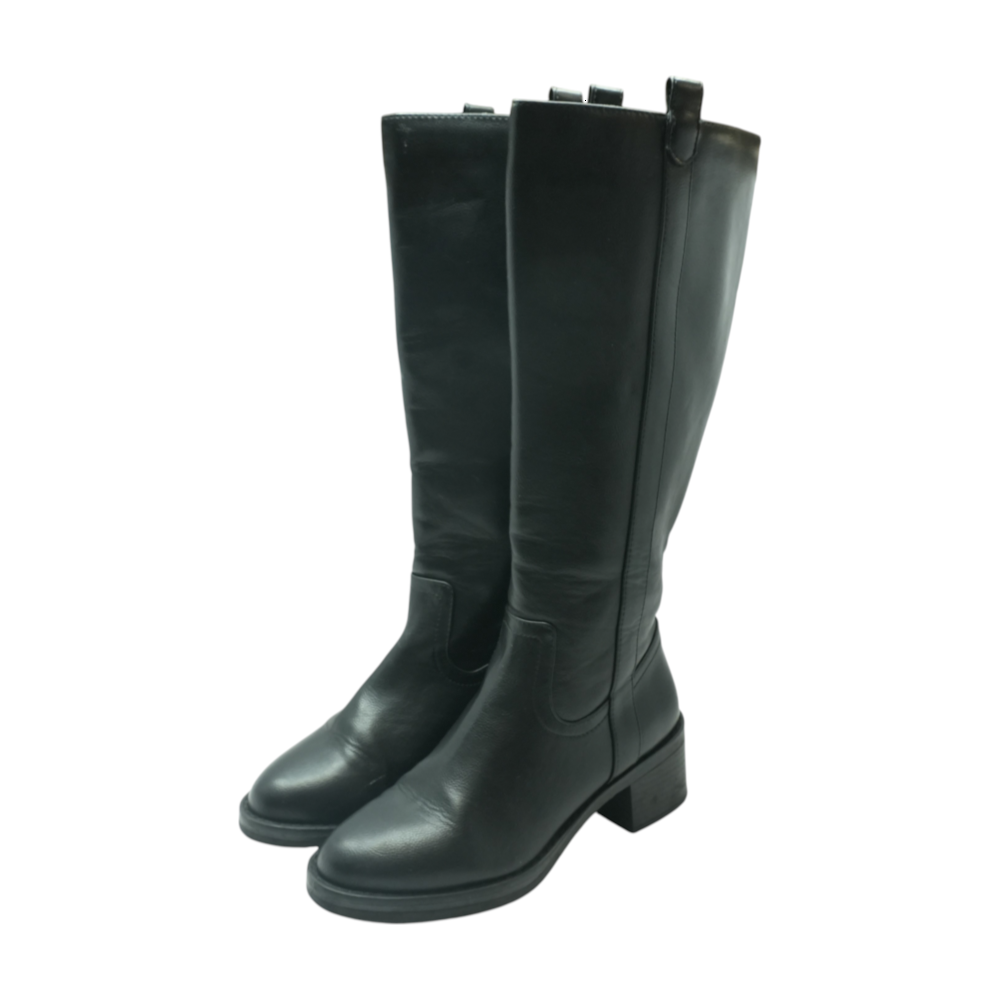 Black Knee-High Boots