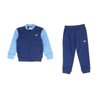 Navy Color Block Long Sleeve Set