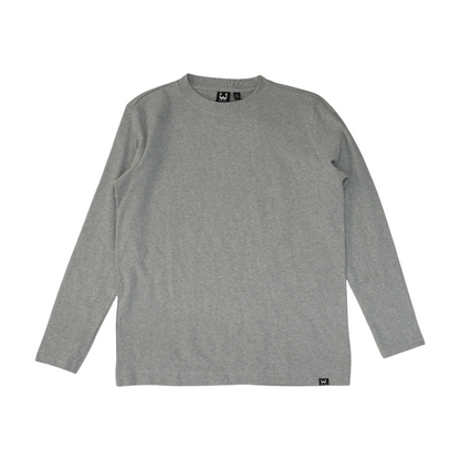 Gray Solid Pullover Sweater