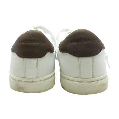 White Low-Top Athletic Shoes