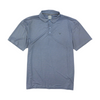 Blue Geometric Short Sleeve Polo