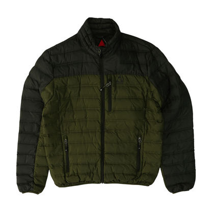 Green Color Block Jacket