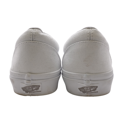 White Slip-On Athletic Shoes