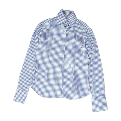 Blue Check Button Down