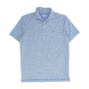 Vineyard Vines Blue Striped Short Sleeve Polo – Image 1