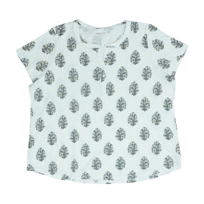 Ivory Plus Floral Blouse
