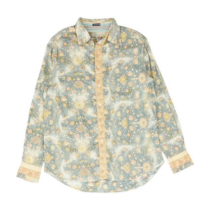 Multi Floral Long Sleeve Button Down