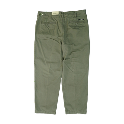 Green Straight Pants
