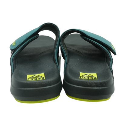 Teal Sport Slide Sandals