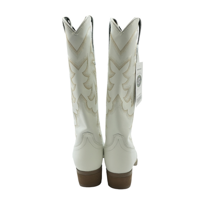 White Western Boots
