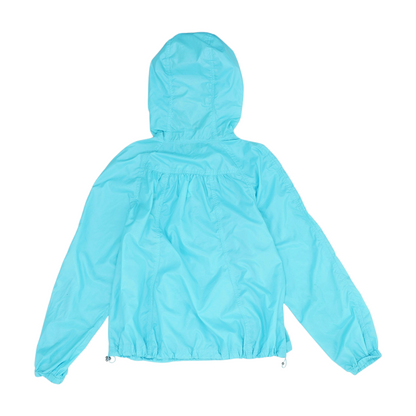 Blue Solid 1/4 Zip Pullover