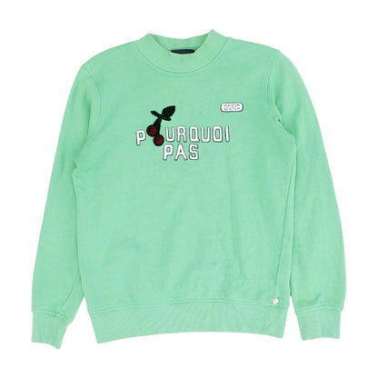 Green Graphic Sweatshirt