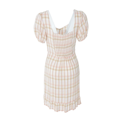 Multi Check Mini Dress