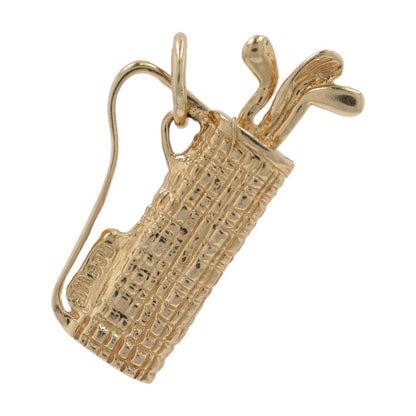 14K Gold Golf Bag Charm