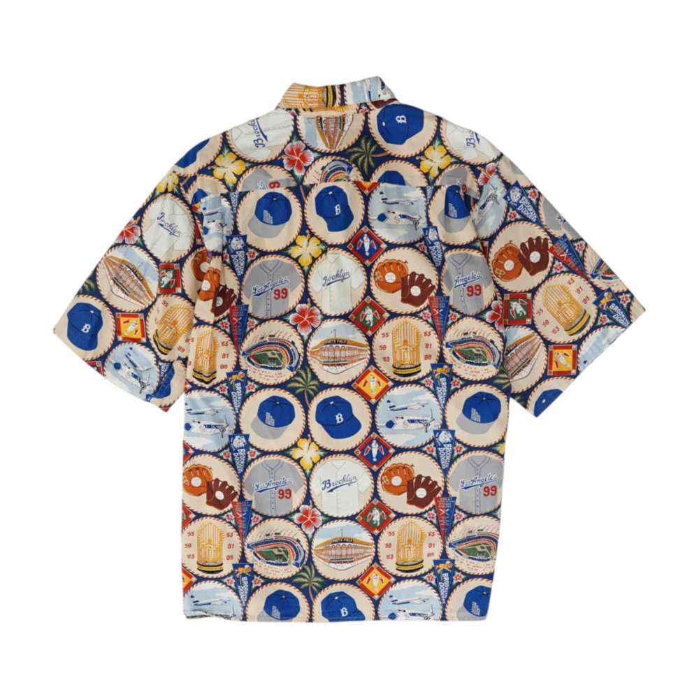 Multi Los Angeles Dodgers Short Sleeve Button Down