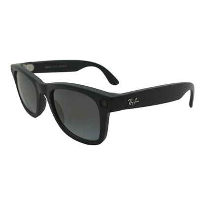 Black Wayfarer Smart Glasses