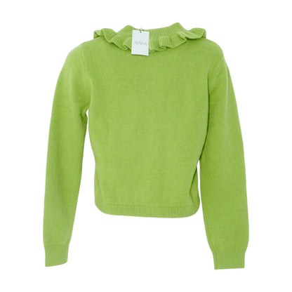 Green Cardigan Sweater