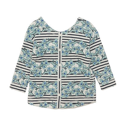 White Striped Blouse