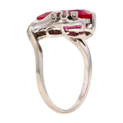 10K White Gold Fashion Ring