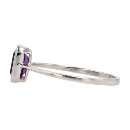 1/2 ctw Sterling Silver Amethyst Fashion Ring