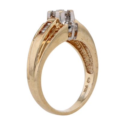 3/8 ctw 14K Yellow Gold Diamond Fashion Ring