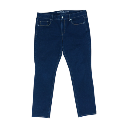 Navy Short Skinny Jeans
