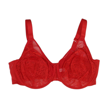Red Floral Bra
