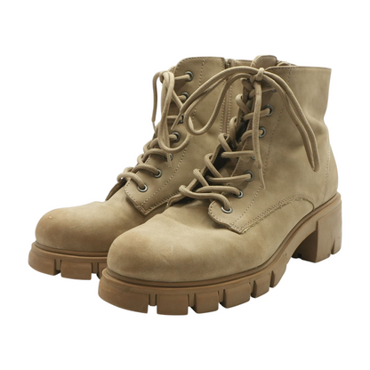 Beige Ankle Boots