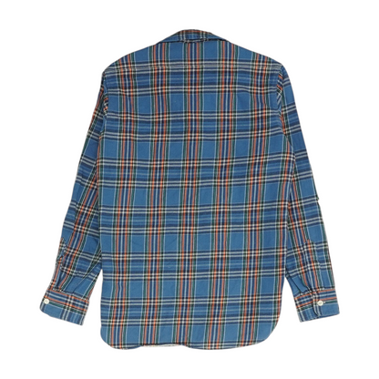 Blue Plaid Flannel Button Down