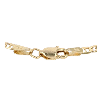 14K Yellow Gold Chain Bracelet