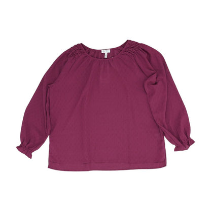 Burgundy Blouse