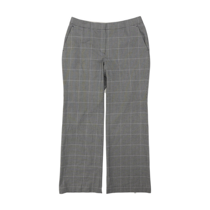 MICHAEL Michael Kors Black Houndstooth Straight Pants – Image 1