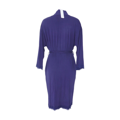 Navy Solid Robe