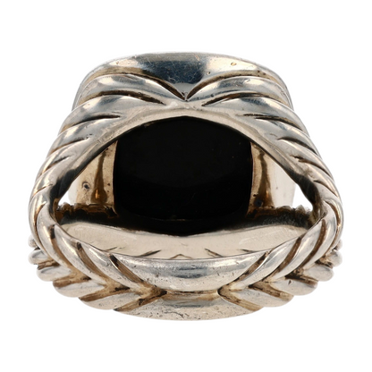 Sterling Silver Onyx Statement Ring