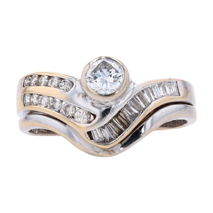 1/2 ctw 14K White Gold Diamond Fashion Ring