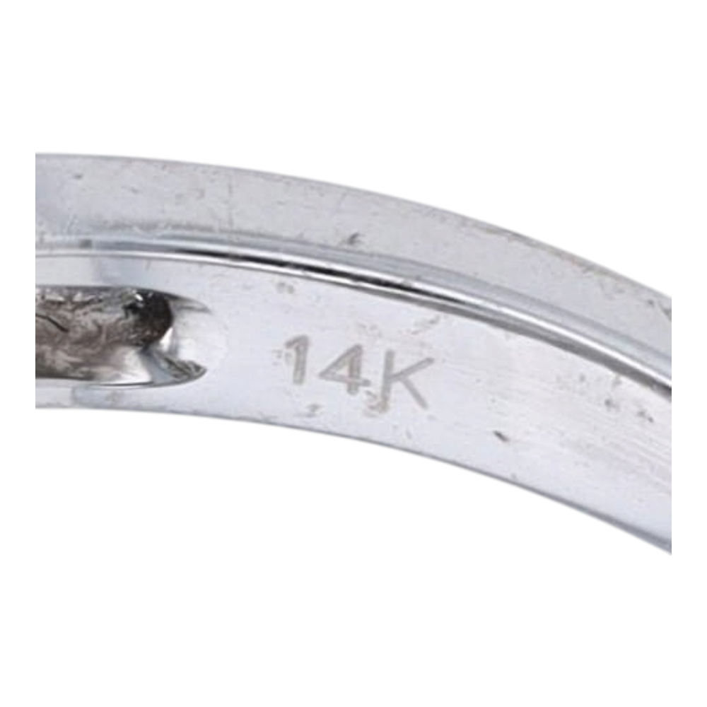 4 3/4 ctw 14K White Gold Topaz Fashion Ring