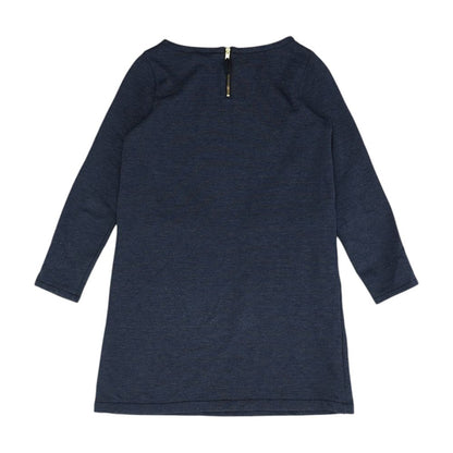 Navy Solid Dress
