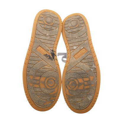 White Low-Top Athletic Shoes