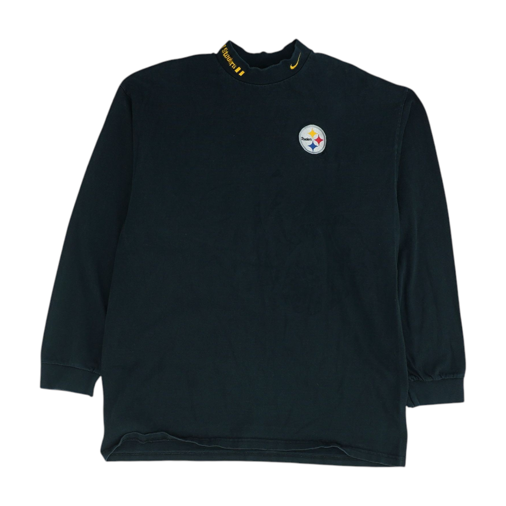 Black Pittsburgh Steelers Solid Sweatshirt Pullover