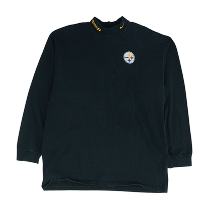 Black Pittsburgh Steelers Solid Sweatshirt Pullover