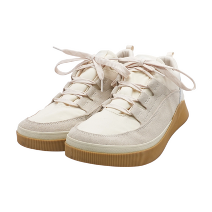 Cream Low-Top Athletic Shoes