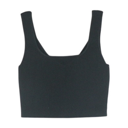 Black Cropped Blouse